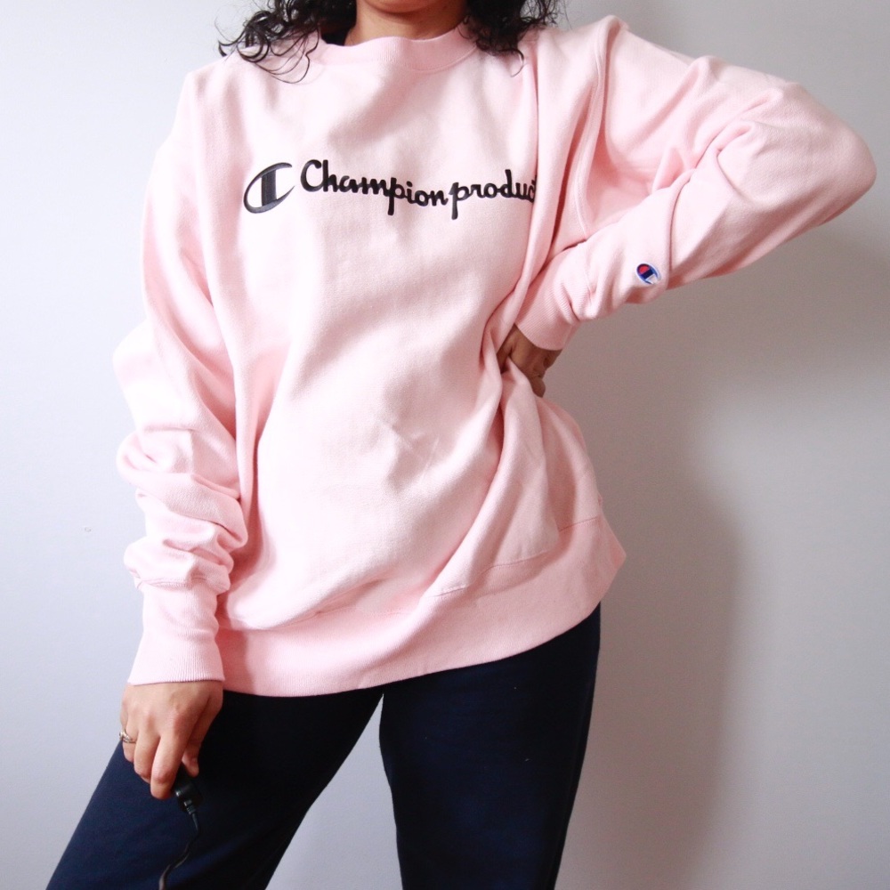 Champion Products Logo Reverse Weave Sweatshirt